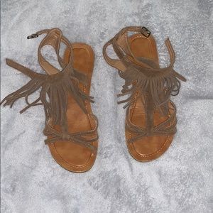 Altar’d State boho fringe sandals
